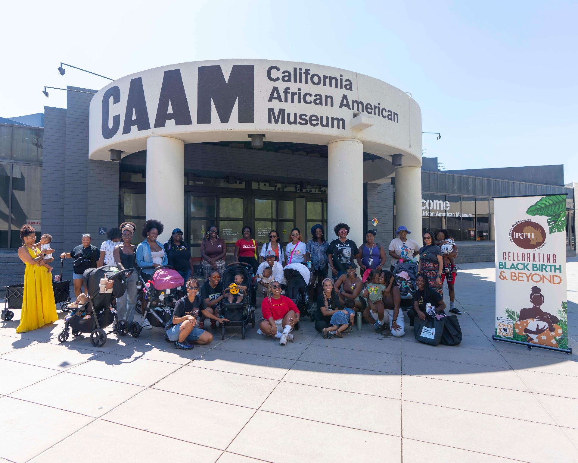 Black mothers, babies, and birth workers gathered at the BBW 2025 Milk Crawl in Los Angeles